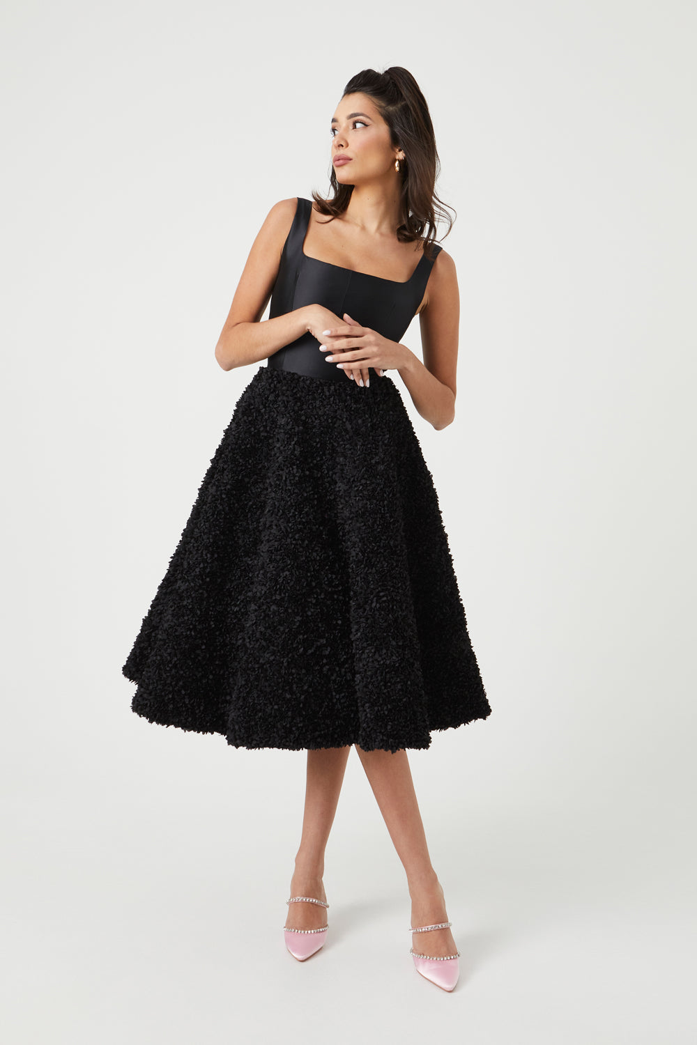 black cocktail dress nearby Classic Dresses for Sale SSLEEVE women petite dresses casual pleated neckline that stays Color:Blue as Pics